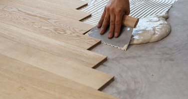 Installing timber flooring