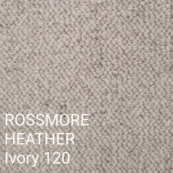 ROSSMORE HEATHER lvory 120 Carpet