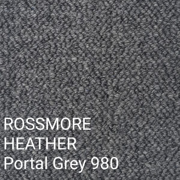 ROSSMORE HEATHER Portal Grey 980 Carpet