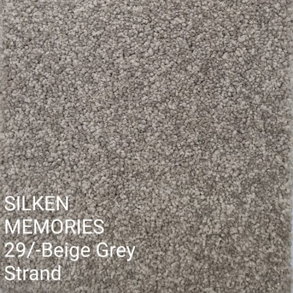 SILKEN MEMORIES 29/-Beige Grey Strand Carpet