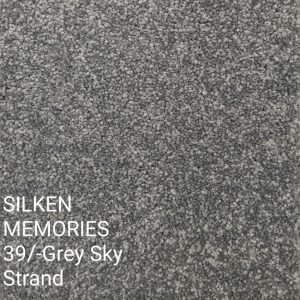 SILKEN MEMORIES 39/-Grey Sky Strand Carpet