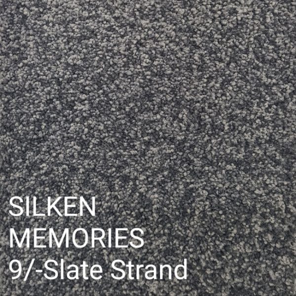 SILKEN MEMORIES 9/-Slate Strand Carpet