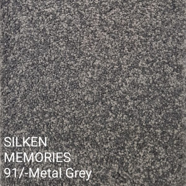 SILKEN MEMORIES 91/-Metal Grey Carpet