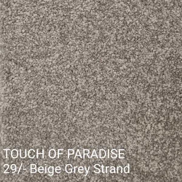 TOUCH OF PARADISE 29/-Beige Grey Strand Carpet