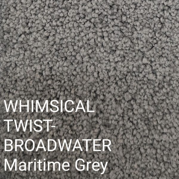 WHIMSICAL TWIST-BROADWATER Maritime Grey Carpet