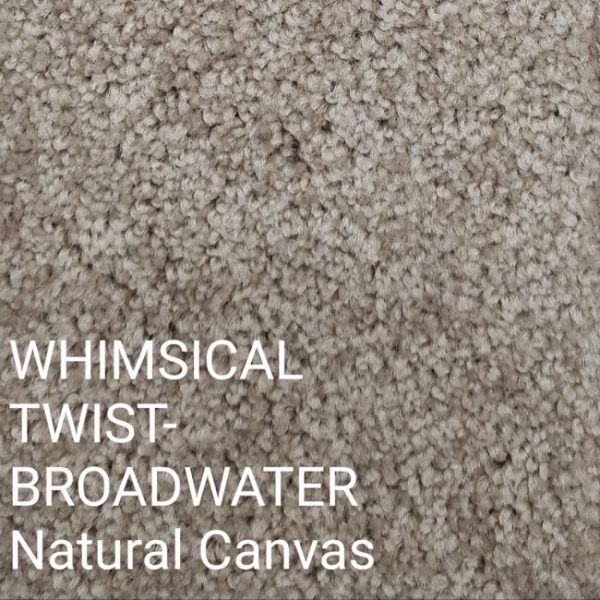 WHIMSICAL TWIST-BROADWATER Natural Canvas Carpet