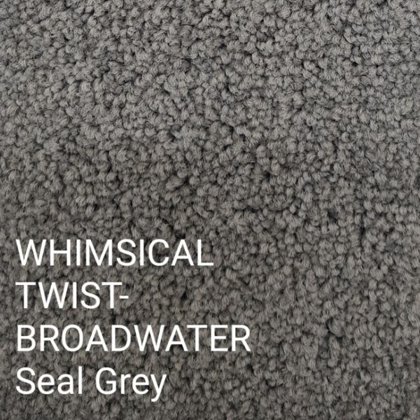 WHIMSICAL TWIST-BROADWATER Seal Grey Carpet