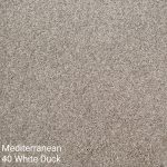 Mediterranean 40 White Duck Carpet