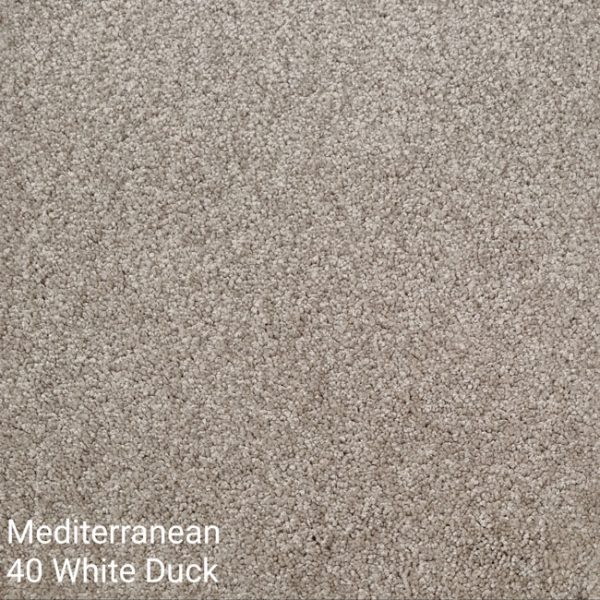 Mediterranean 40 White Duck Carpet