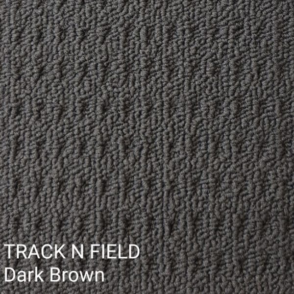 Track N Field Dark Brown Carpet