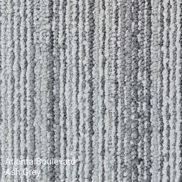 Atlanta Boulevard Pvc Ash Grey Carpet