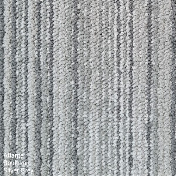 Atlanta Boulevard Pvc Silver Grey Carpet