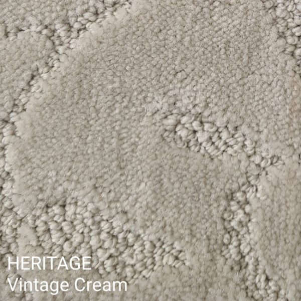 Heritage Vintage Cream Carpet