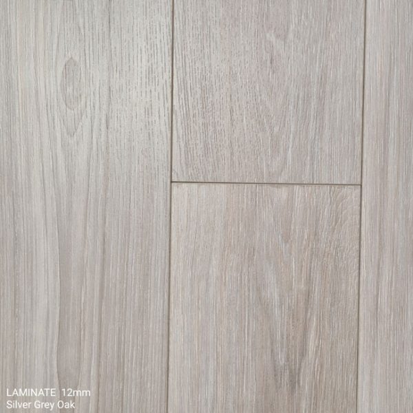 Laminate Flooring 12mm Silver Grey Oak