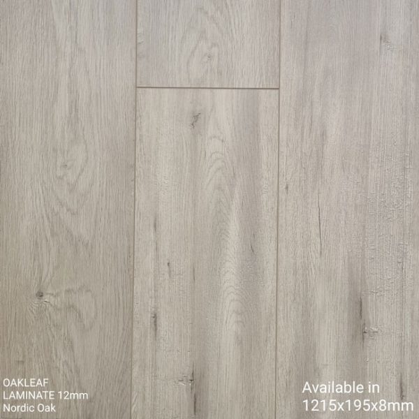 Oakleaf Laminate Flooring Nordic Oak 12mm