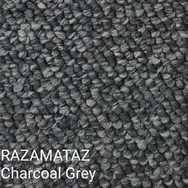 Razamataz Charcoal Grey Carpet