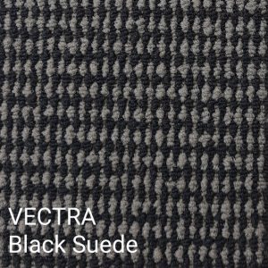 Vectra Black Suede Carpet