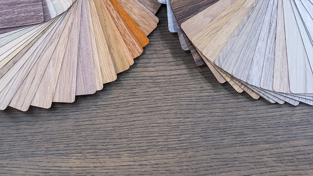 Different laminate flooring finishes