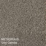 Metropolis Grey Canvas Carpet