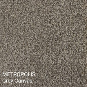 Metropolis Grey Canvas Carpet