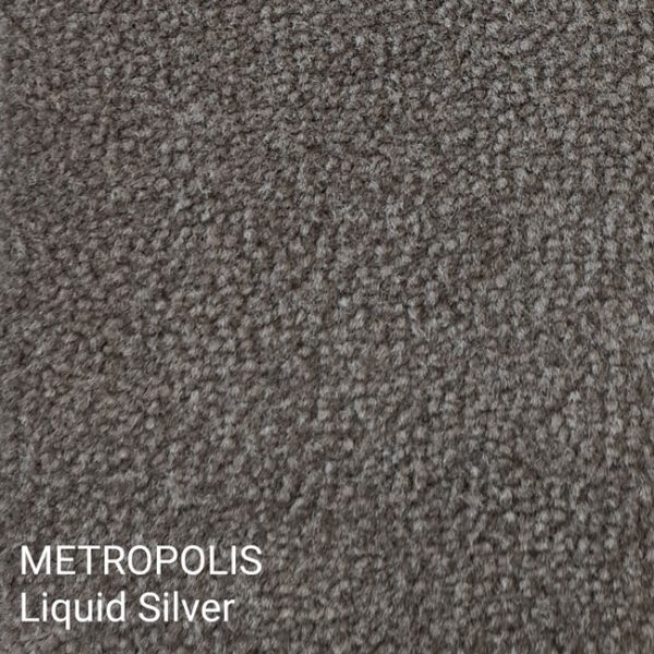 Metropolis Liquid Silver Carpet