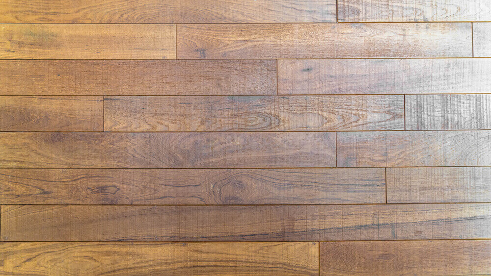 Timber flooring with a matt finish