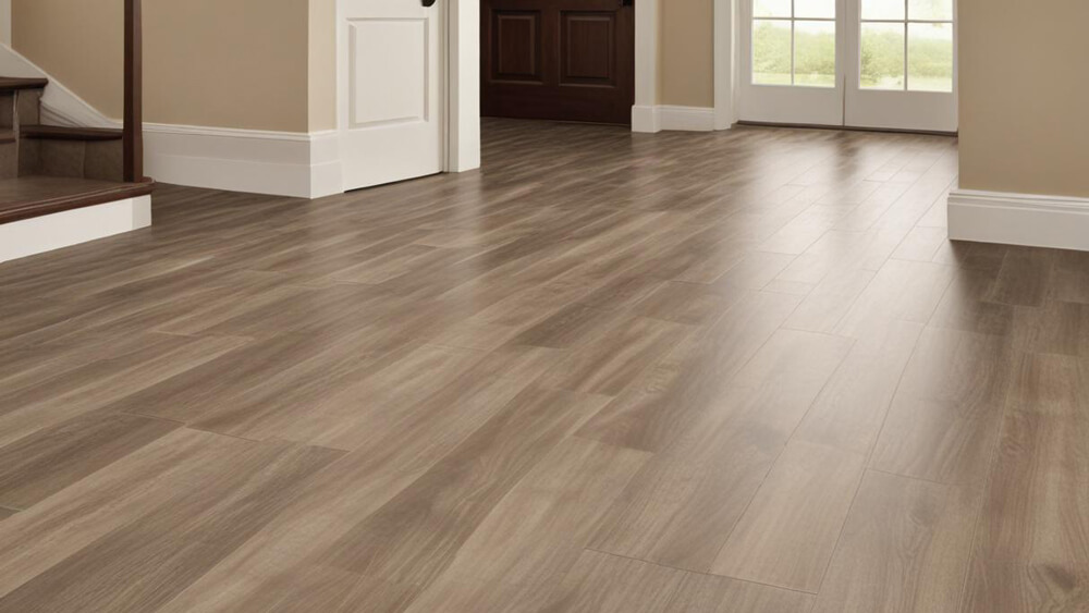 Home with vinyl flooring