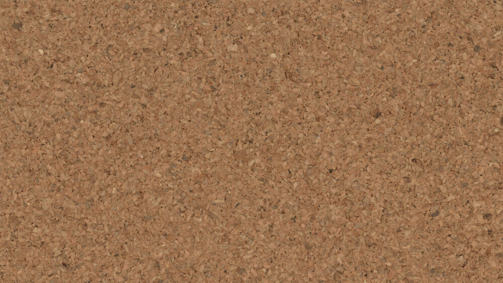 Close view of brown cork flooring