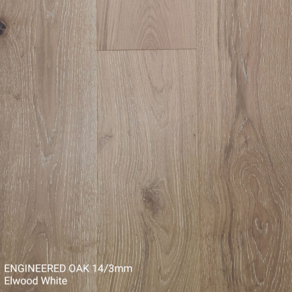 Engineered Oak 14/3mm Elwood White Carpet