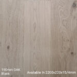 Engineered Timber 190mm Oak Blank