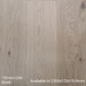 Engineered Timber 190mm Oak Blank