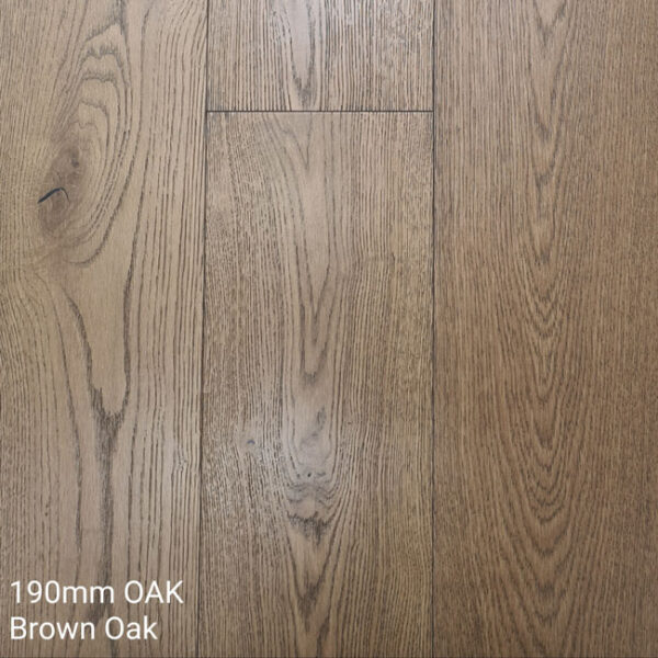 Engineered Timber 190mm Oak Brown