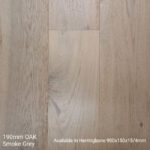 Engineered Timber 190mm Oak Smoke Grey