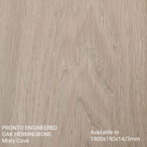 Pronto Engineered Oak Herringbone Misty Cove