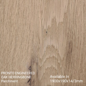 Pronto Engineered Oak Herringbone Parchment