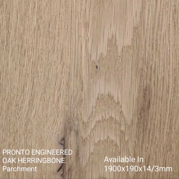 Pronto Engineered Oak Herringbone Parchment