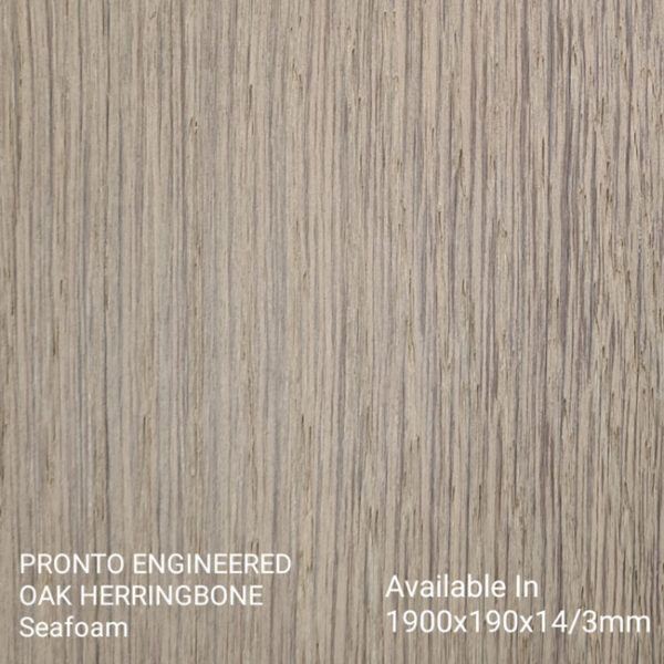 Pronto Engineered Oak Herringbone Seafoam