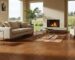 Modern and simple living room with cork flooring